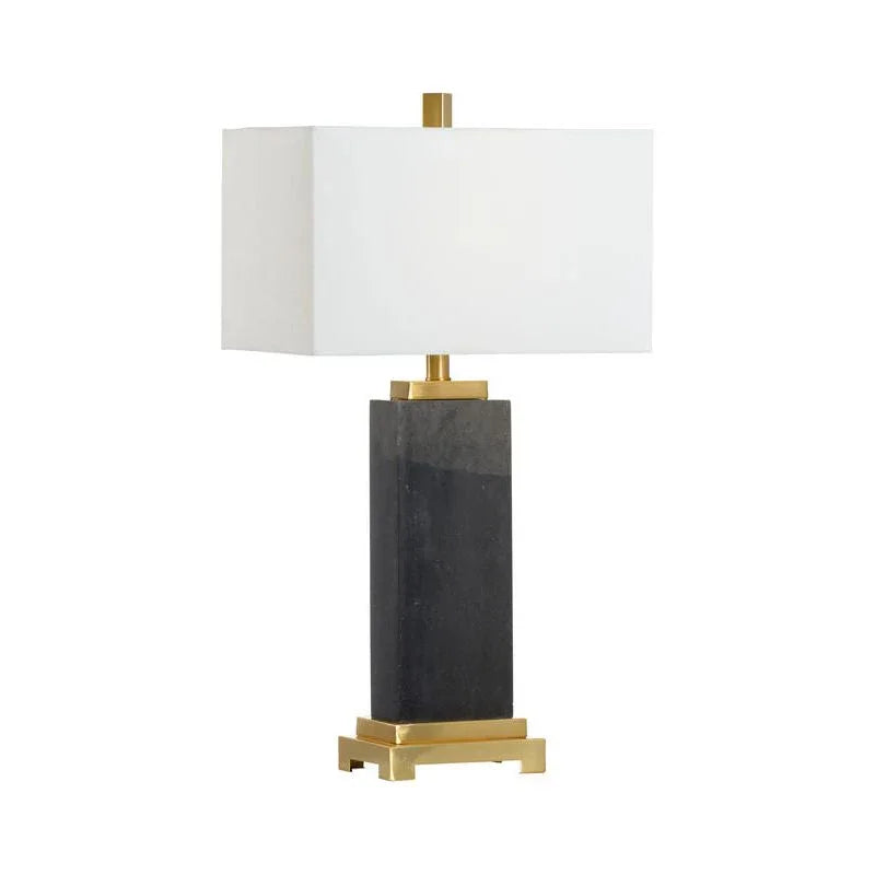 Kennedy Rectangular Modern Marble Table Lamp - LOOMLAN - Chelsea House - Table Lamps