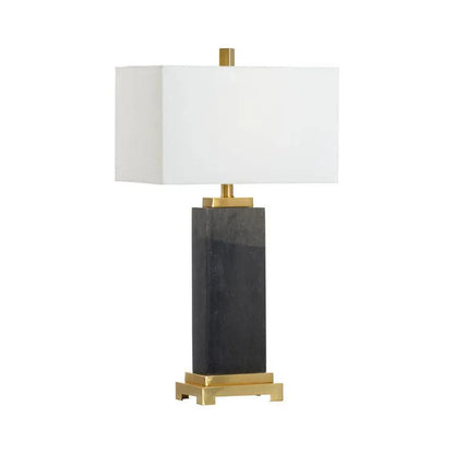 Kennedy Rectangular Modern Marble Table Lamp - LOOMLAN - Chelsea House - Table Lamps