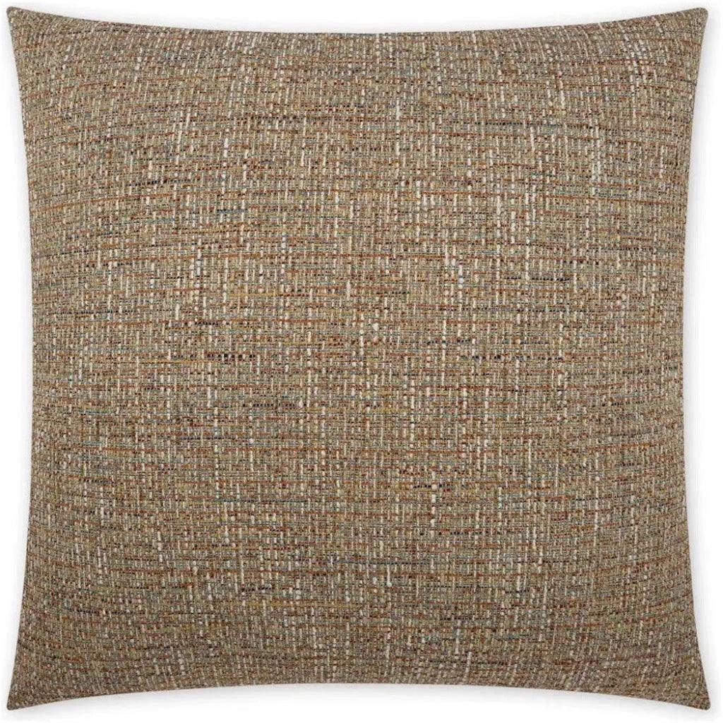 Kensington Textured Solid Tan Large Throw Pillow Insert - LOOMLAN - D.V. Kap - Throw Pillows