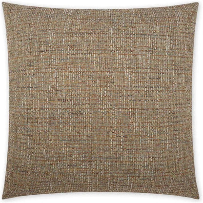 Kensington Textured Solid Tan Large Throw Pillow Insert - LOOMLAN - D.V. Kap - Throw Pillows