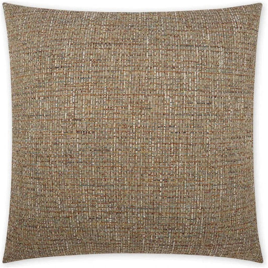 Kensington Textured Solid Tan Large Throw Pillow Insert - LOOMLAN - D.V. Kap - Throw Pillows