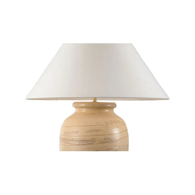Kento Natural Japanese Clay Handcrafted Table Lamp - LOOMLAN - Wildwood - Table Lamps