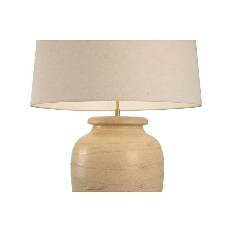 Kento Natural Japanese Clay Handcrafted Table Lamp - LOOMLAN - Wildwood - Table Lamps