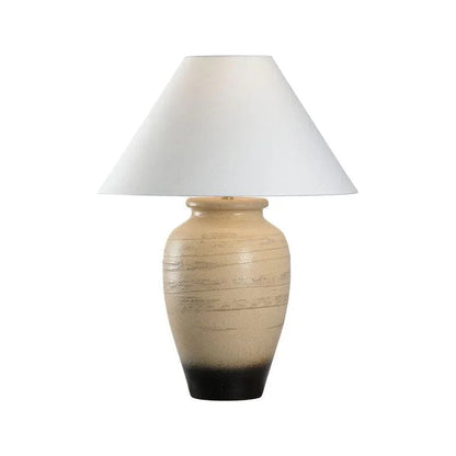 Kento Natural Japanese Clay Handcrafted Table Lamp - LOOMLAN - Wildwood - Table Lamps