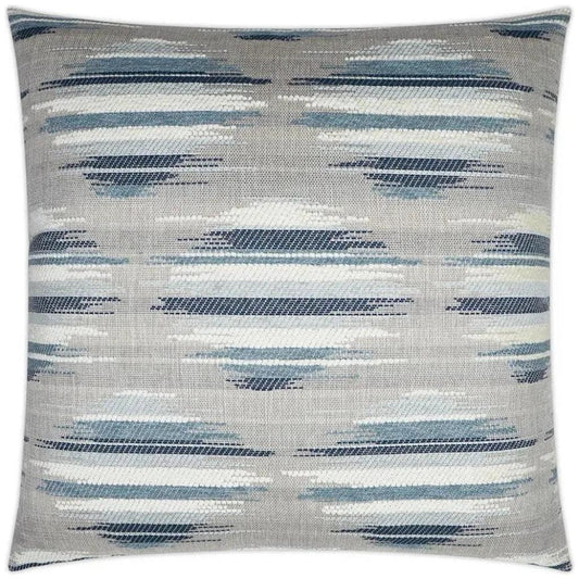 Kenzo Blue Circular Dots Blue Large Throw Pillow Insert - LOOMLAN - D.V. Kap - Throw Pillows