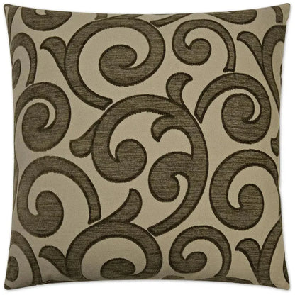 Key Taupe Throw Pillow With Insert - LOOMLAN - D.V. Kap - Throw Pillows