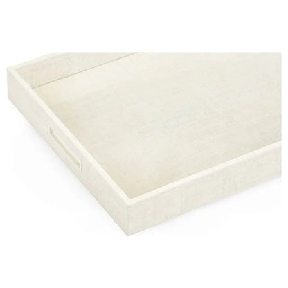 Kiawah Raffia Covered Tray - LOOMLAN - Chelsea House - Trays