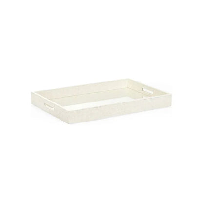Kiawah Raffia Covered Tray - LOOMLAN - Chelsea House - Trays