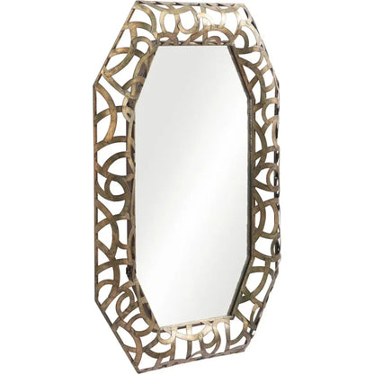 Kin Mirror Antique Gold - LOOMLAN - Zuo Modern - Wall Mirrors