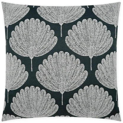 Kita Ebony Floral Black Large Throw Pillow Insert - LOOMLAN - D.V. Kap - Throw Pillows