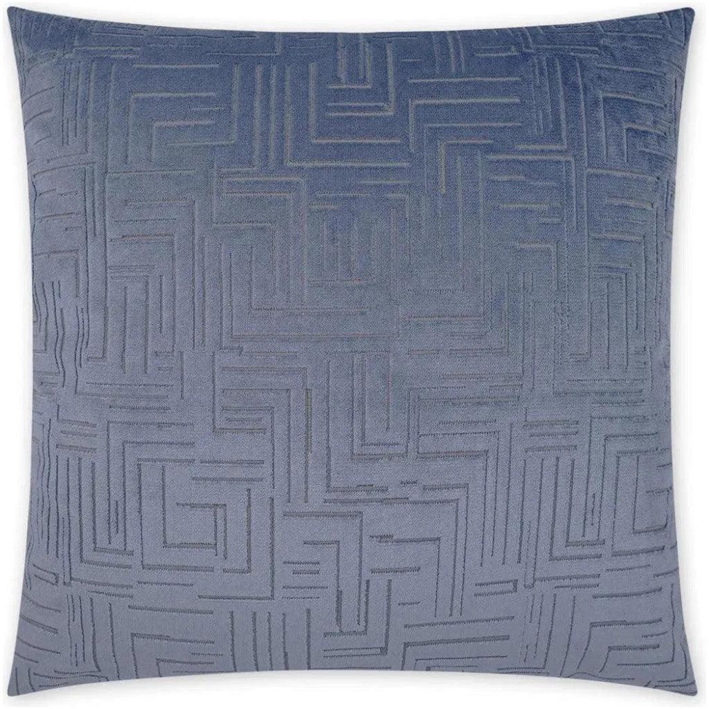 D.V. Kap Klint Blue Throw Pillow With Insert