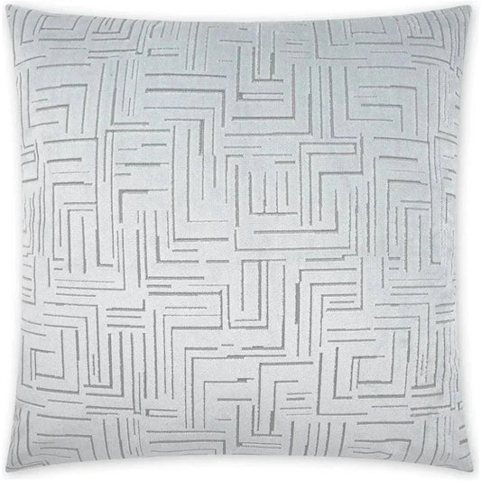 Klint Mist Grey Throw Pillow With Insert - LOOMLAN - D.V. Kap - Throw Pillows