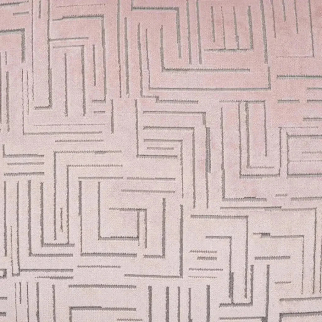 Klint Rose Geometric Blush Large Throw Pillow Insert - LOOMLAN - D.V. Kap - Throw Pillows