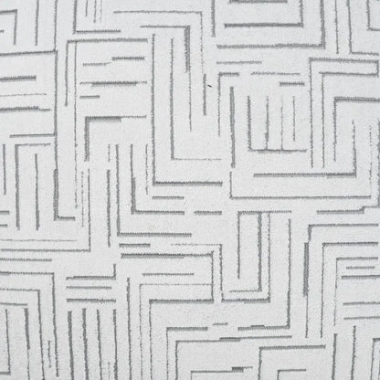 Klint Snow Geometric White Large Throw Pillow Insert - LOOMLAN - D.V. Kap - Throw Pillows