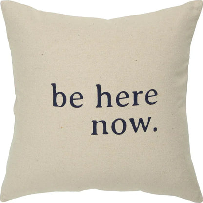 LOOMLAN Knife Edge Sentiment Throw Pillow Cover Insert