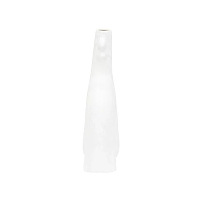 Kona White Glazed Ceramic Vase - LOOMLAN - Wildwood - Vases & Jars