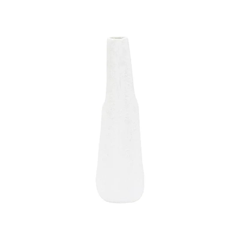 Kona White Glazed Ceramic Vase - LOOMLAN - Wildwood - Vases & Jars