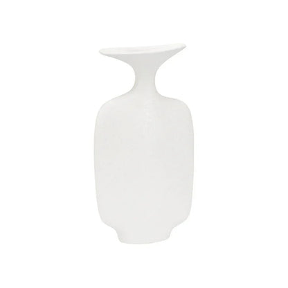 Kona White Glazed Ceramic Vase - LOOMLAN - Wildwood - Vases & Jars