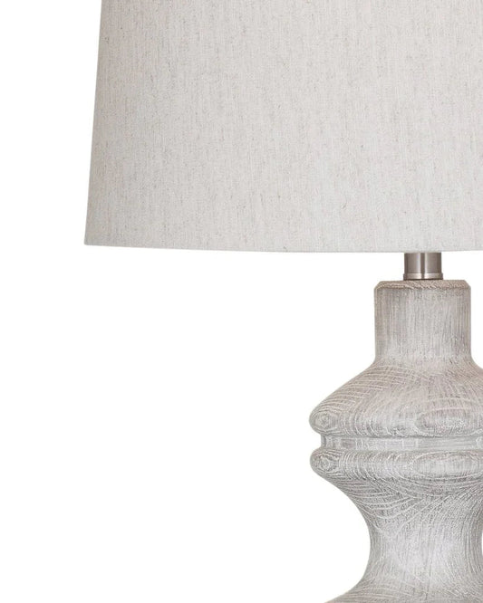 Krishina White Resin Table Lamp - LOOMLAN - Bassett Mirror - Table Lamps