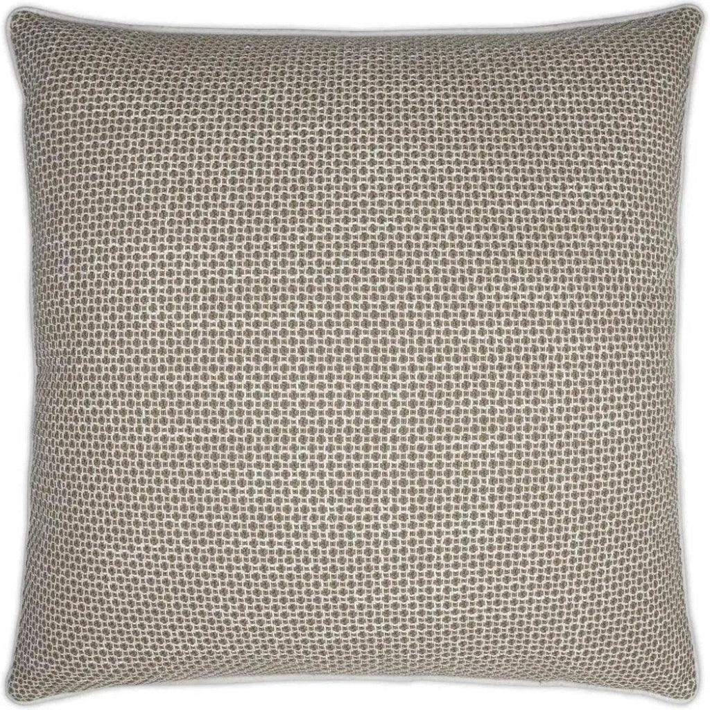 Kristal Mushroom Tan Taupe Large Throw Pillow Insert - LOOMLAN - D.V. Kap - Throw Pillows