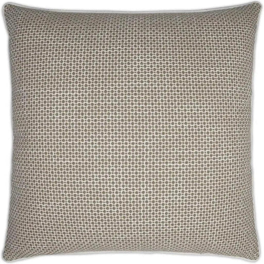 Kristal Mushroom Tan Taupe Large Throw Pillow Insert - LOOMLAN - D.V. Kap - Throw Pillows