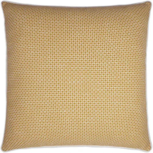 Kristal Saffron Yellow Large Throw Pillow Insert - LOOMLAN - D.V. Kap - Throw Pillows