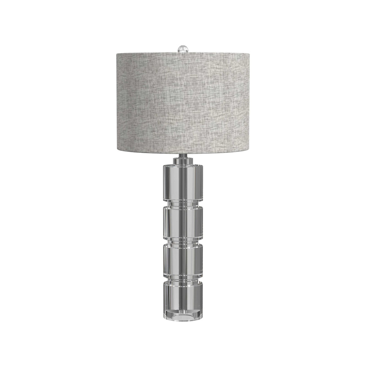 Bassett Mirror Bethany Crystal Grey Table Lamp
