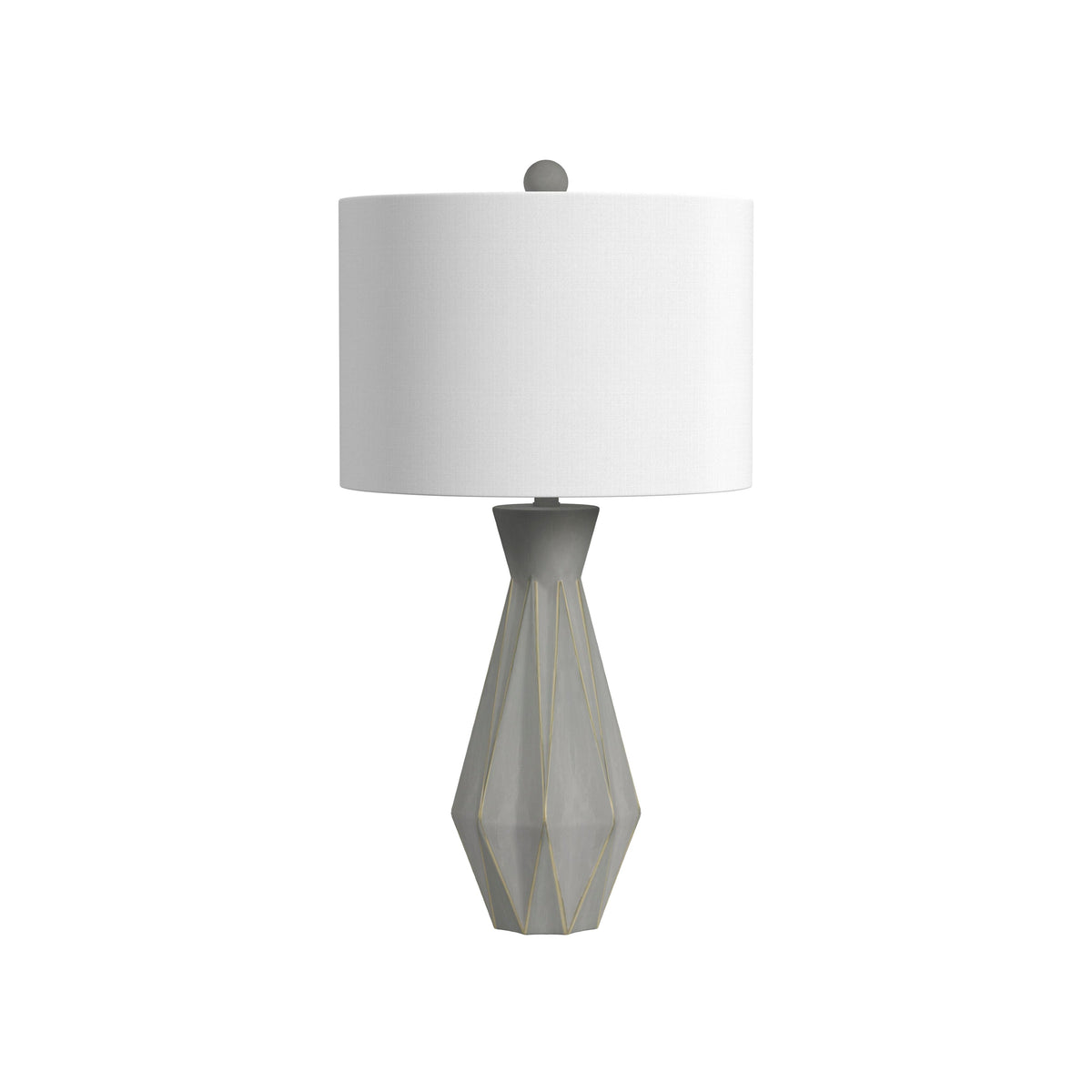 Bassett Mirror Branka Cement Grey Table Lamp
