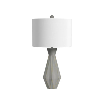 Bassett Mirror Branka Cement Grey Table Lamp