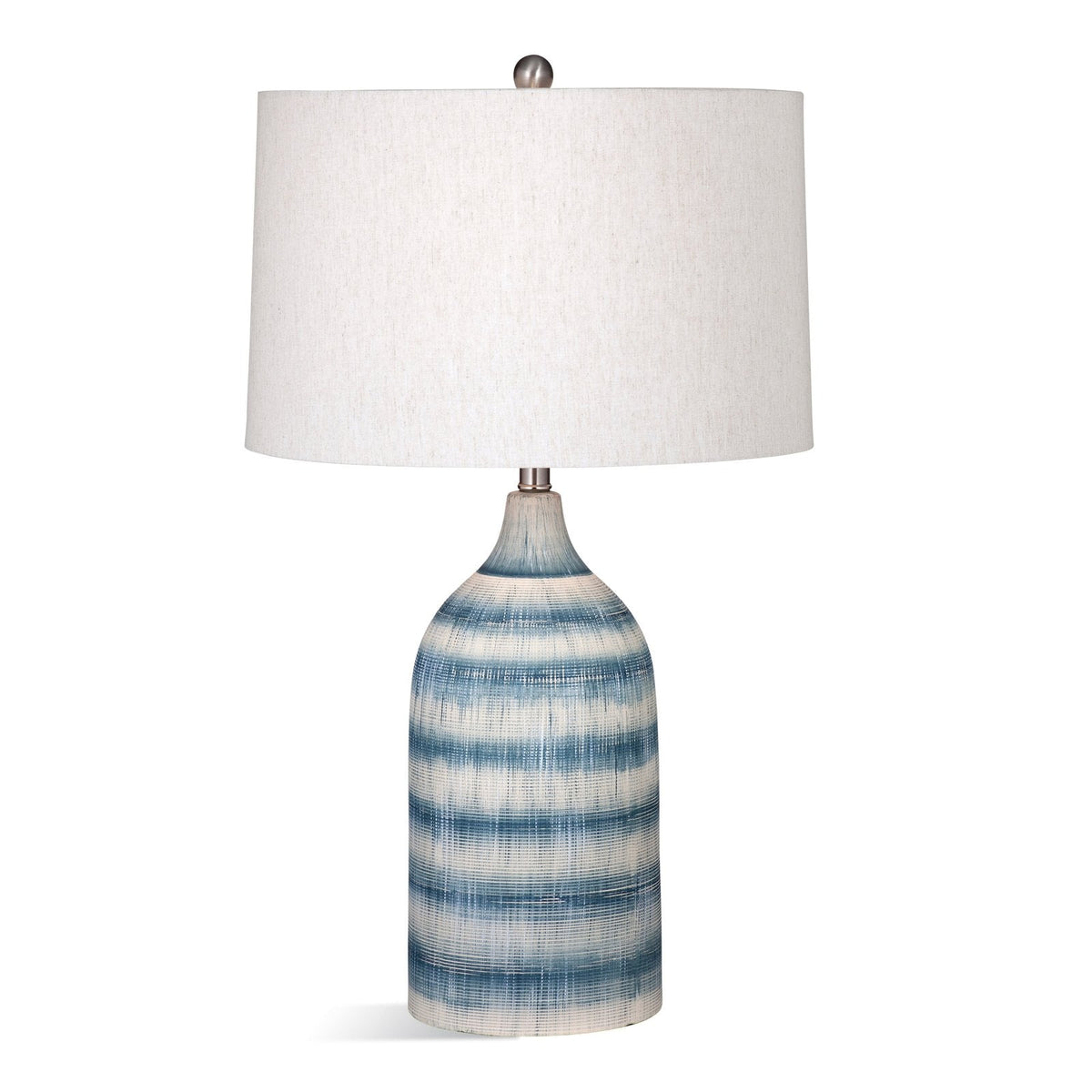 Bassett Mirror Hayes Ceramic Blue Table Lamp