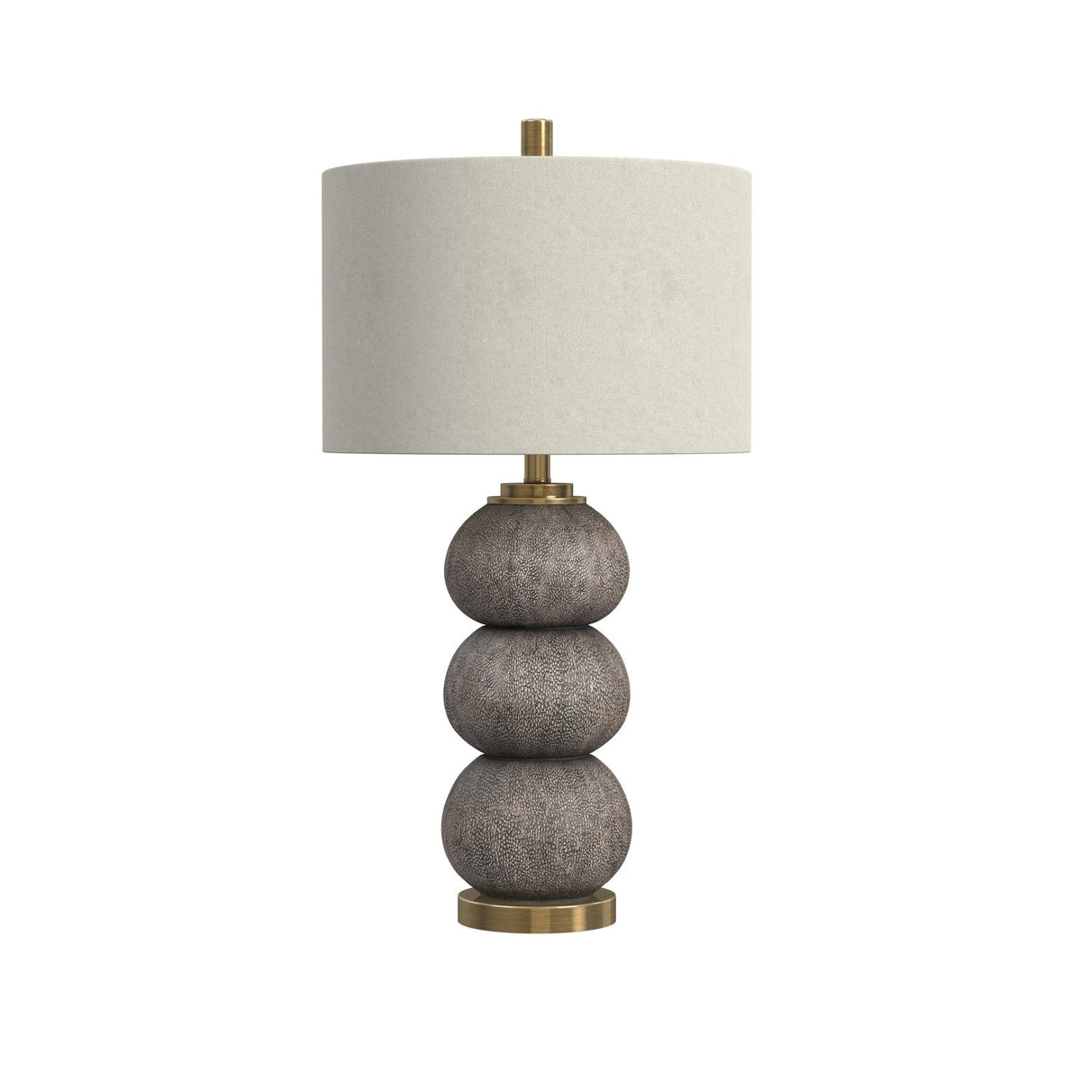 Bassett Mirror Jed Metal and Concrete Grey Table Lamp