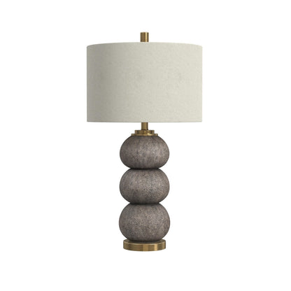 Bassett Mirror Jed Metal and Concrete Grey Table Lamp