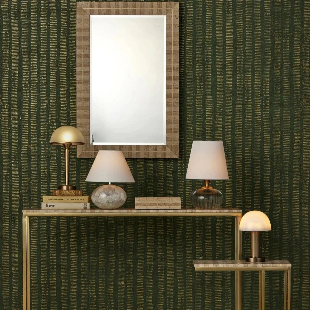 La Gravite Mini Modern Alabaster Table Lamp - LOOMLAN - Currey & Co - Table Lamps