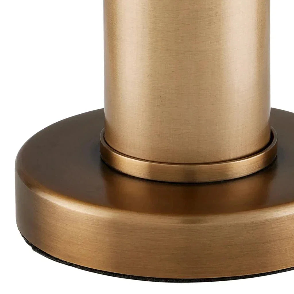 La Gravite Mini Modern Alabaster Table Lamp - LOOMLAN - Currey & Co - Table Lamps