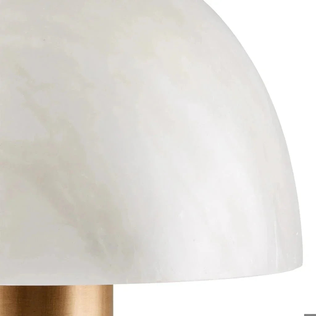 La Gravite Mini Modern Alabaster Table Lamp - LOOMLAN - Currey & Co - Table Lamps