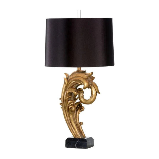 La Jolla Marble Base Table Lamp - LOOMLAN - Wildwood - Table Lamps