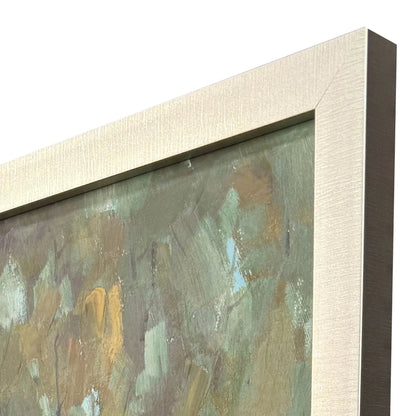 La Riviere Hand Finished Blue Canvas Art