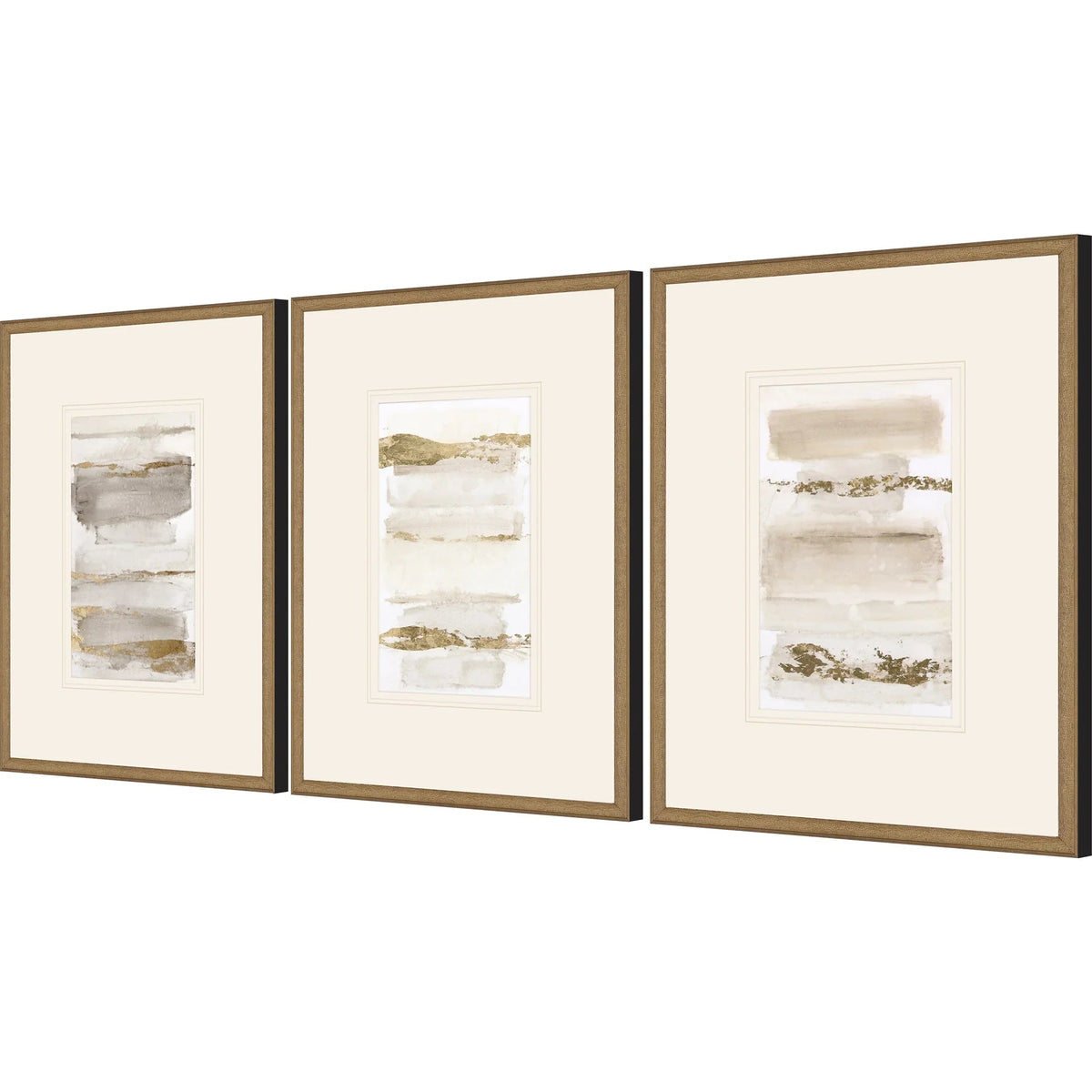La Torre I Wood Metallic Framed Wall Art 3PC -- view 3