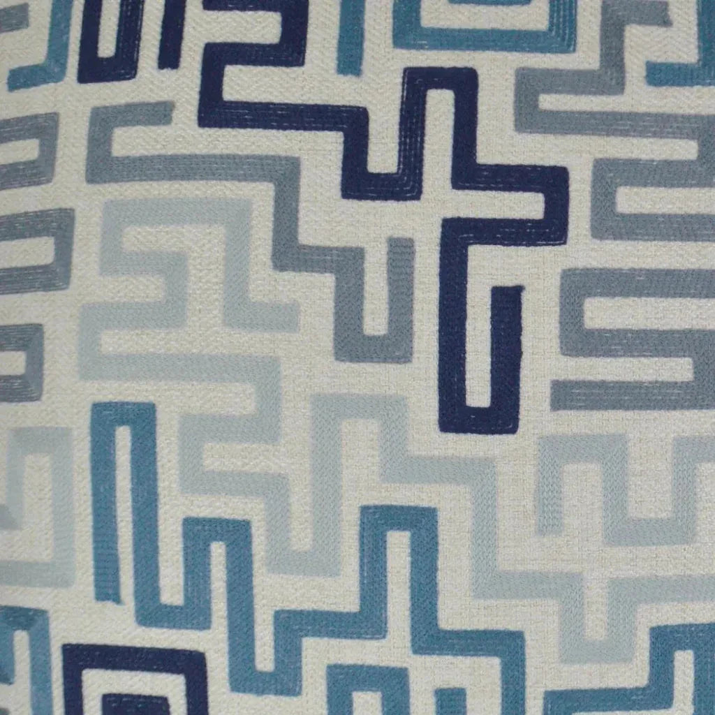 Labyrinth Indigo Blue Throw Pillow Insert - LOOMLAN - D.V. Kap - Throw Pillows