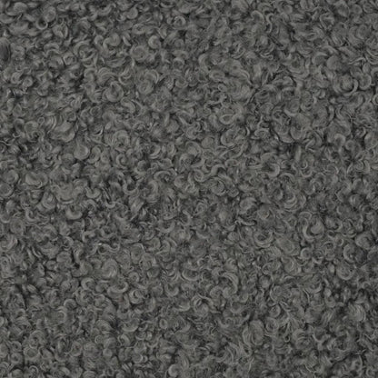 Lambsy Grey Faux Fur Grey Large Throw Pillow Insert - LOOMLAN - D.V. Kap - Throw Pillows