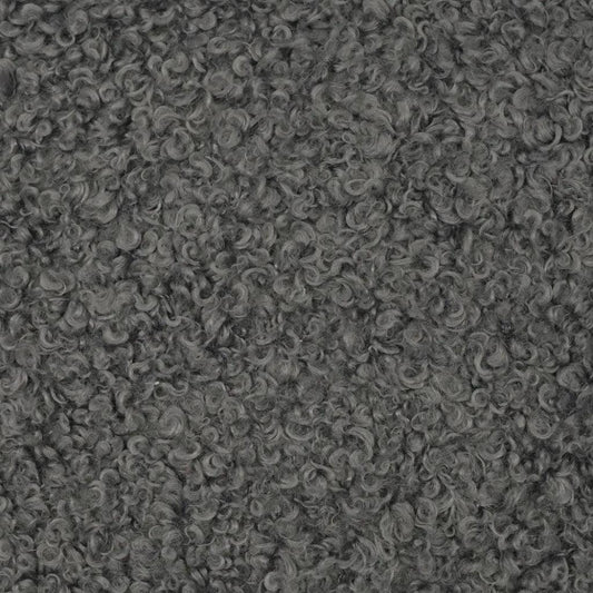 Lambsy Grey Faux Fur Grey Large Throw Pillow Insert - LOOMLAN - D.V. Kap - Throw Pillows