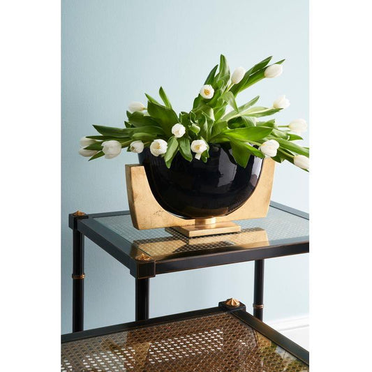 Lander Iron Based Porcelain Bowl - LOOMLAN - Chelsea House - Boxes & Bowls