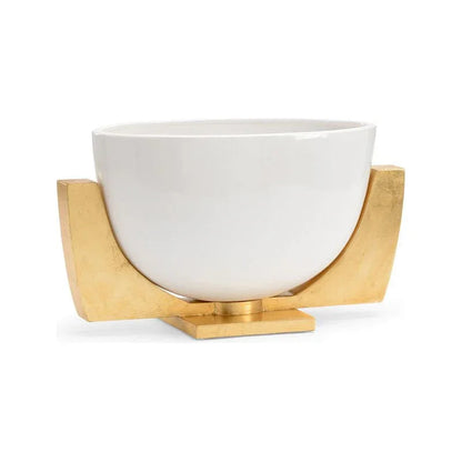 Lander Iron Based Porcelain Bowl - LOOMLAN - Chelsea House - Boxes & Bowls