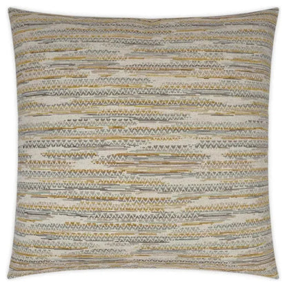 Landrum Yellow Taupe Yellow Large Throw Pillow Insert - LOOMLAN - D.V. Kap - Throw Pillows