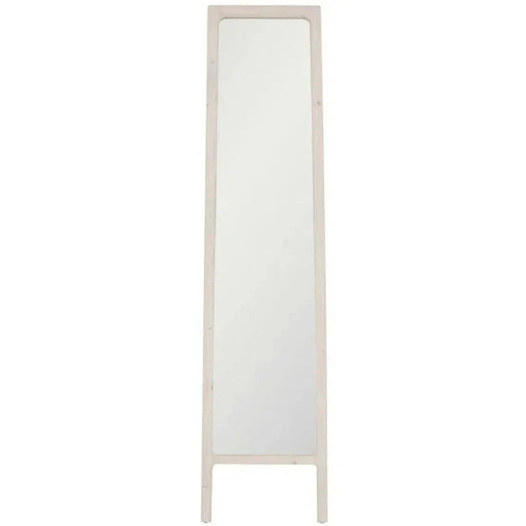 Laney Mirror White Wash Pine-Floor Mirrors-Essentials For Living-LOOMLAN