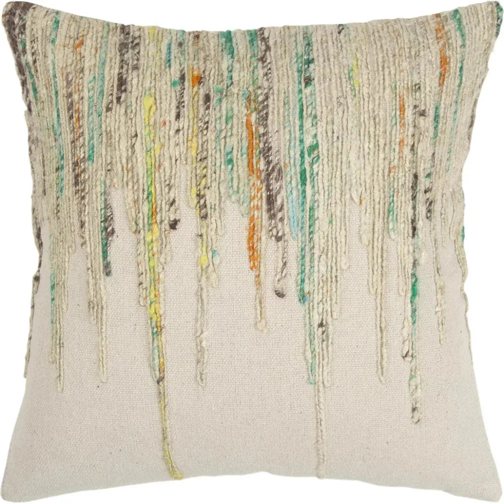 LOOMLAN Larc Rain Throw Pillow With Down Insert