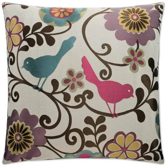 Lark Multi Color Throw Pillow With Insert - LOOMLAN - D.V. Kap - Throw Pillows