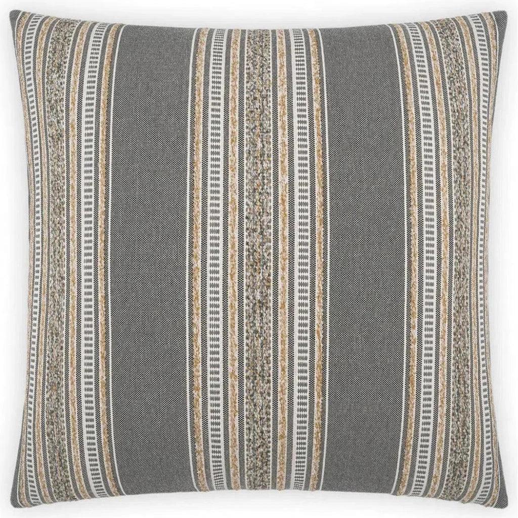 Larsen Carbon Grey Throw Pillow With Insert - LOOMLAN - D.V. Kap - Throw Pillows
