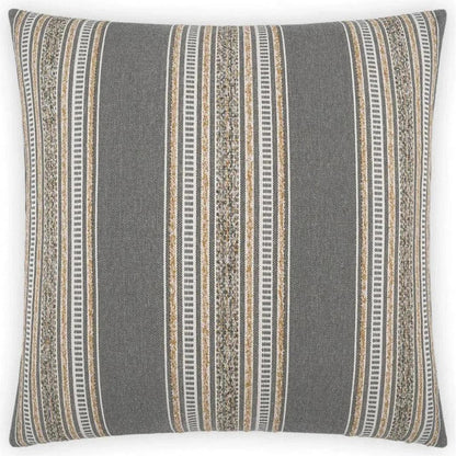 Larsen Carbon Grey Throw Pillow With Insert - LOOMLAN - D.V. Kap - Throw Pillows