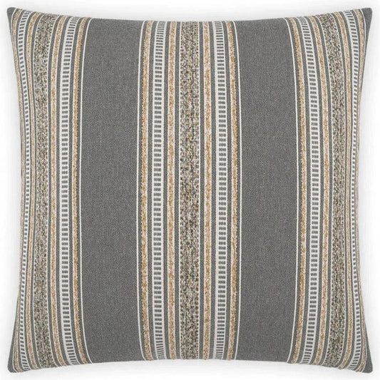 Larsen Carbon Grey Throw Pillow With Insert - LOOMLAN - D.V. Kap - Throw Pillows